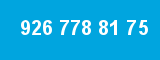 926 778 81 75